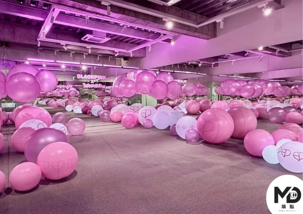 BLACKPINK×Tamagotchi台北展-Pink Balloon Art Space粉紅藝術空間