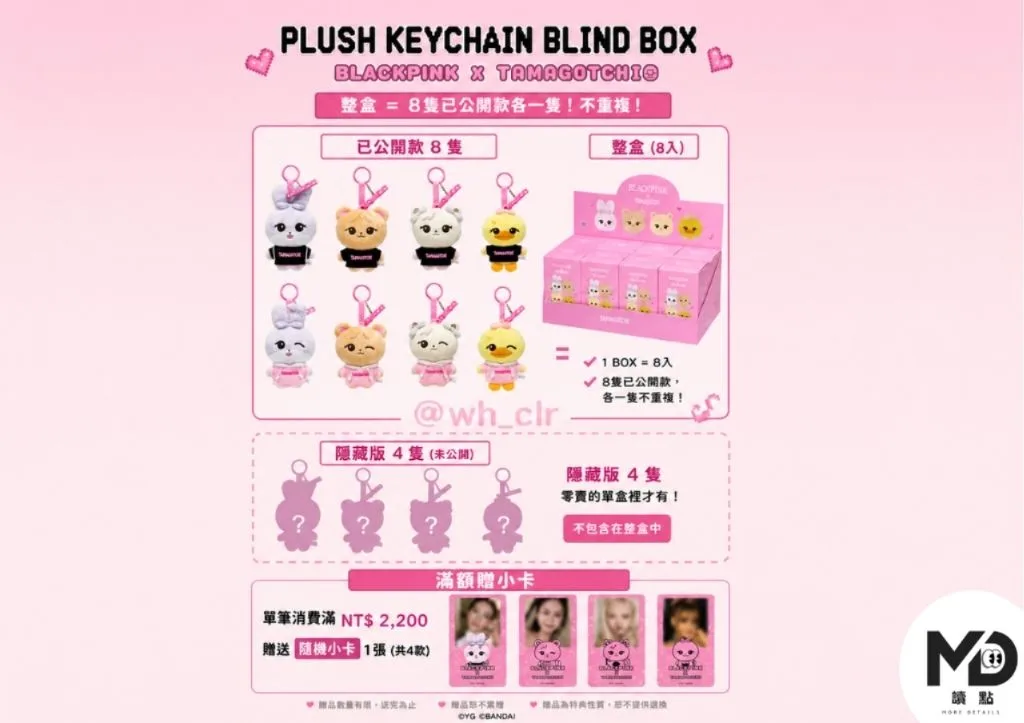BLACKPINK×Tamagotchi台北展限量盲盒