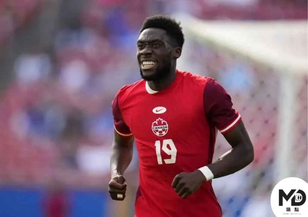 2026世足加拿大隊長阿方索·戴維斯(Alphonso Davies)