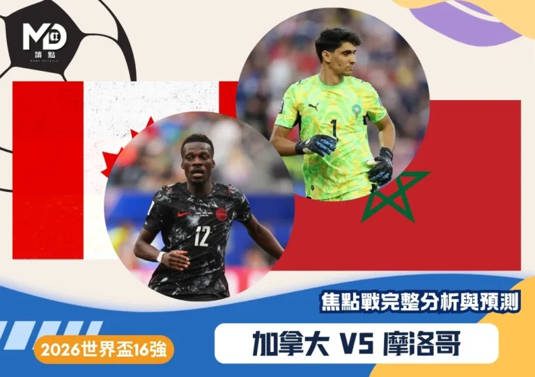 加拿大vs摩洛哥|2026世界盃16強對戰焦點預測