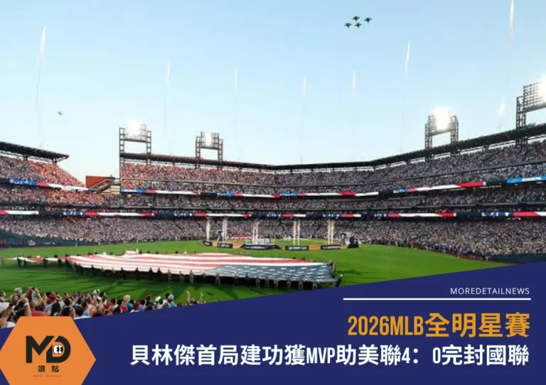 2026MLB全明星賽|貝林傑首局建功獲MVP助美聯4:0完封國聯